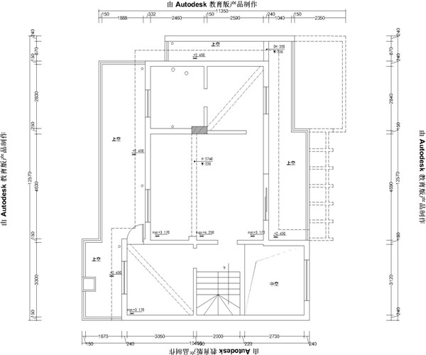 2樓原始結(jié)構(gòu)圖 2樓原始結(jié)構(gòu)圖