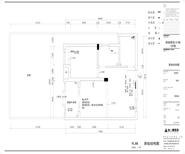 原始結(jié)構(gòu)圖