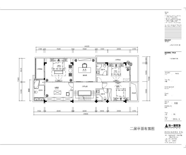 二層平面設(shè)計(jì)圖