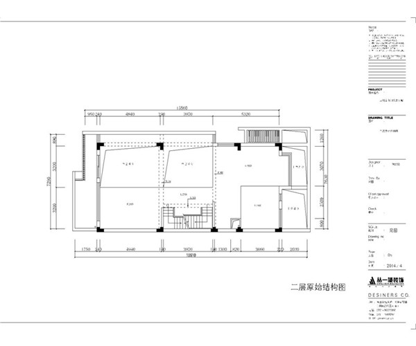 二層原始結(jié)構(gòu)圖