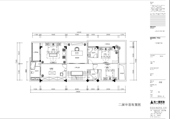 二樓平面布置圖